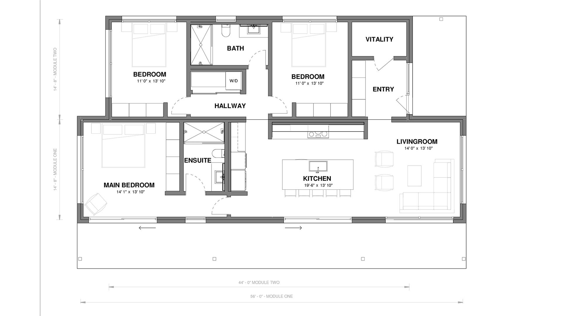 Floor plan for Beaufort